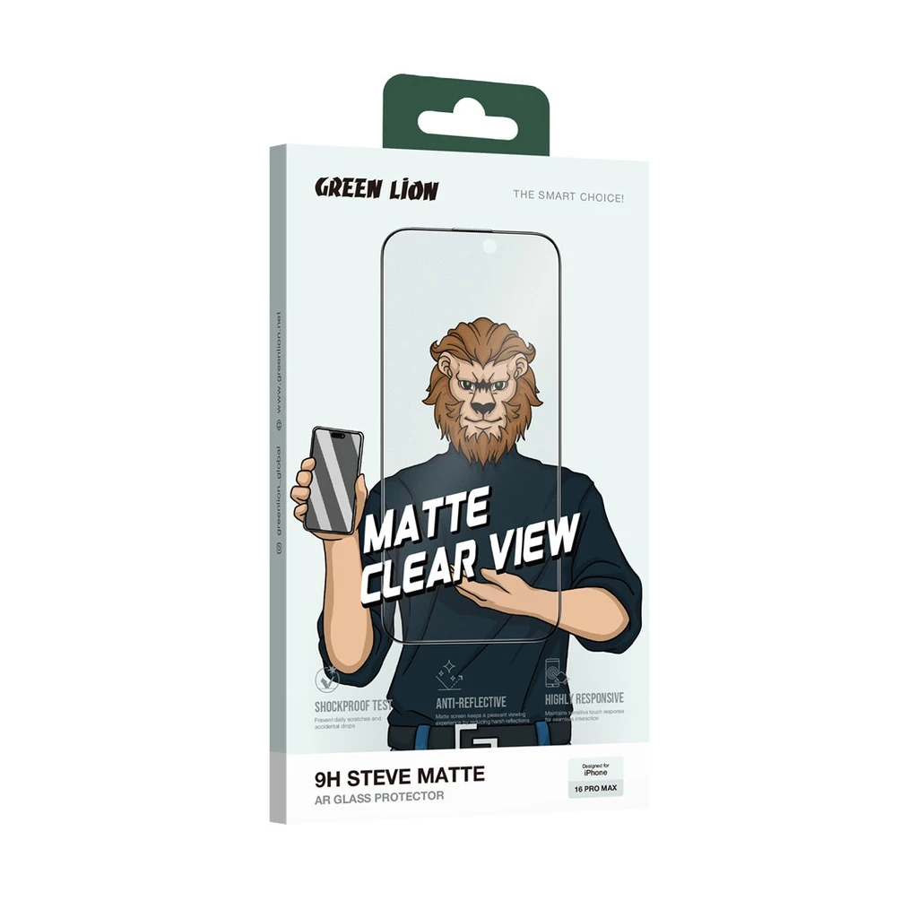 16 PRO MAX 9H MATTE CLEAR VIEW