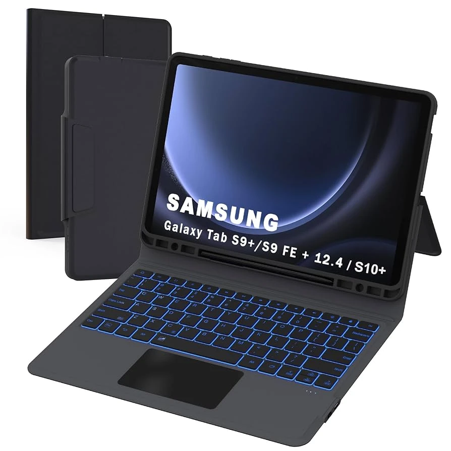 SMART KEYBOARD CASE FOR SAMSUNG TAB S9 PLUS WITH TOUCH PAD