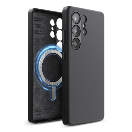 VEGAN LEATHER CASE FOR SAMSUNG S25 ULTRA