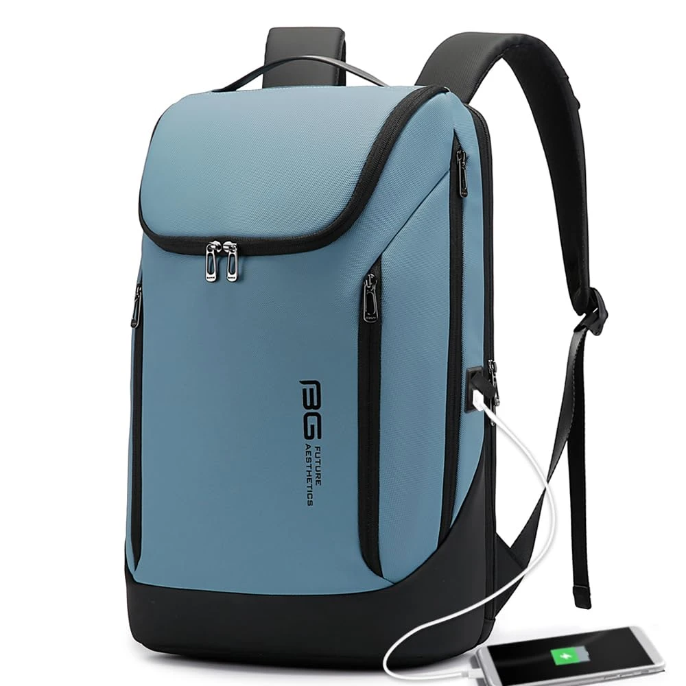BANGE BAG (BLUE AND BLACK) WITH USB PORT CHARGING