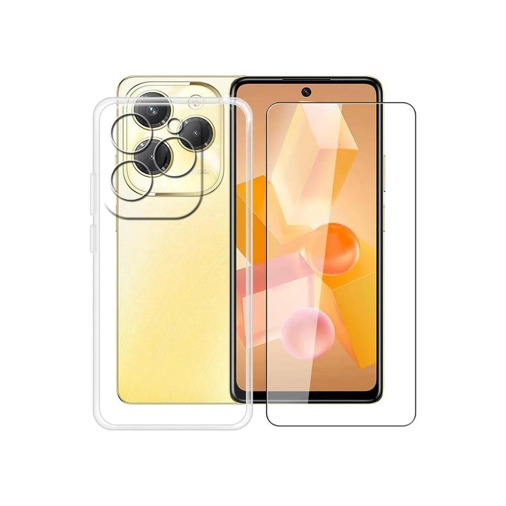 INFINIX HOT 40i TEMPERED GLASS LARGE O SHAPE