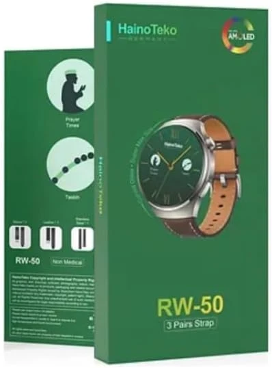 Haino Teko Germany RW50 Super Max Size Round Shape Curved AMOLED Display Smart W