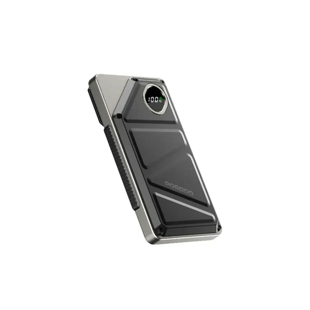 Porodo 10000mAh Power Bank Built-In Type-C & Lightning