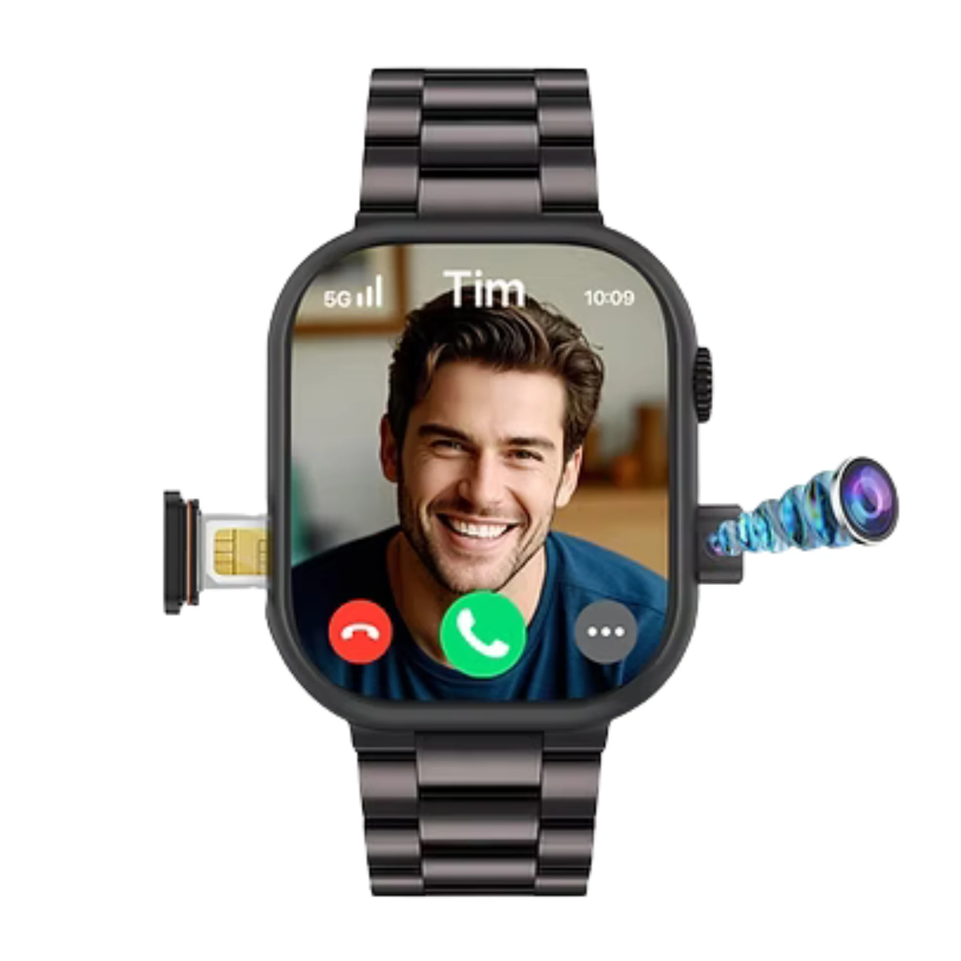 X-Inova MX3 Pro 5G Smartwatch with Camera and 3 Straps