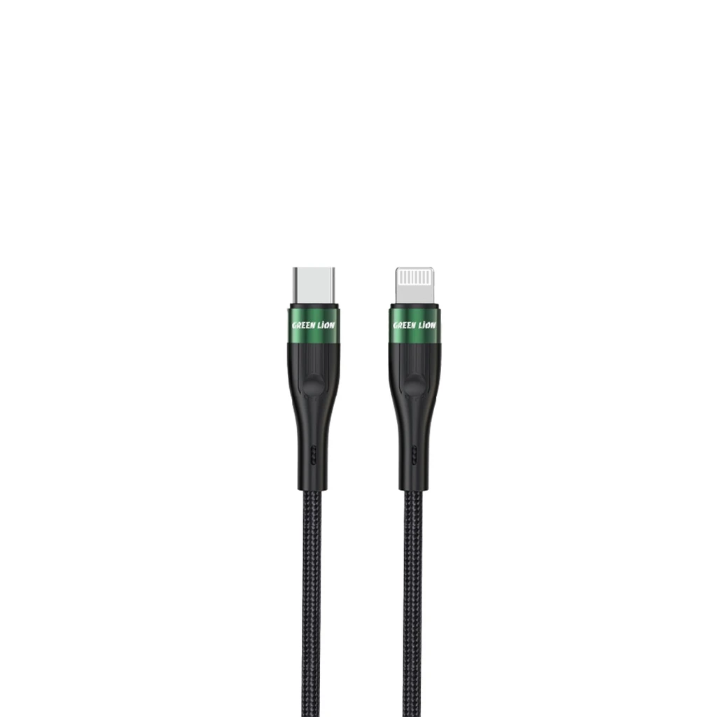 Green Lion USB-C to Lightning Braided Cable 3M PD 20W