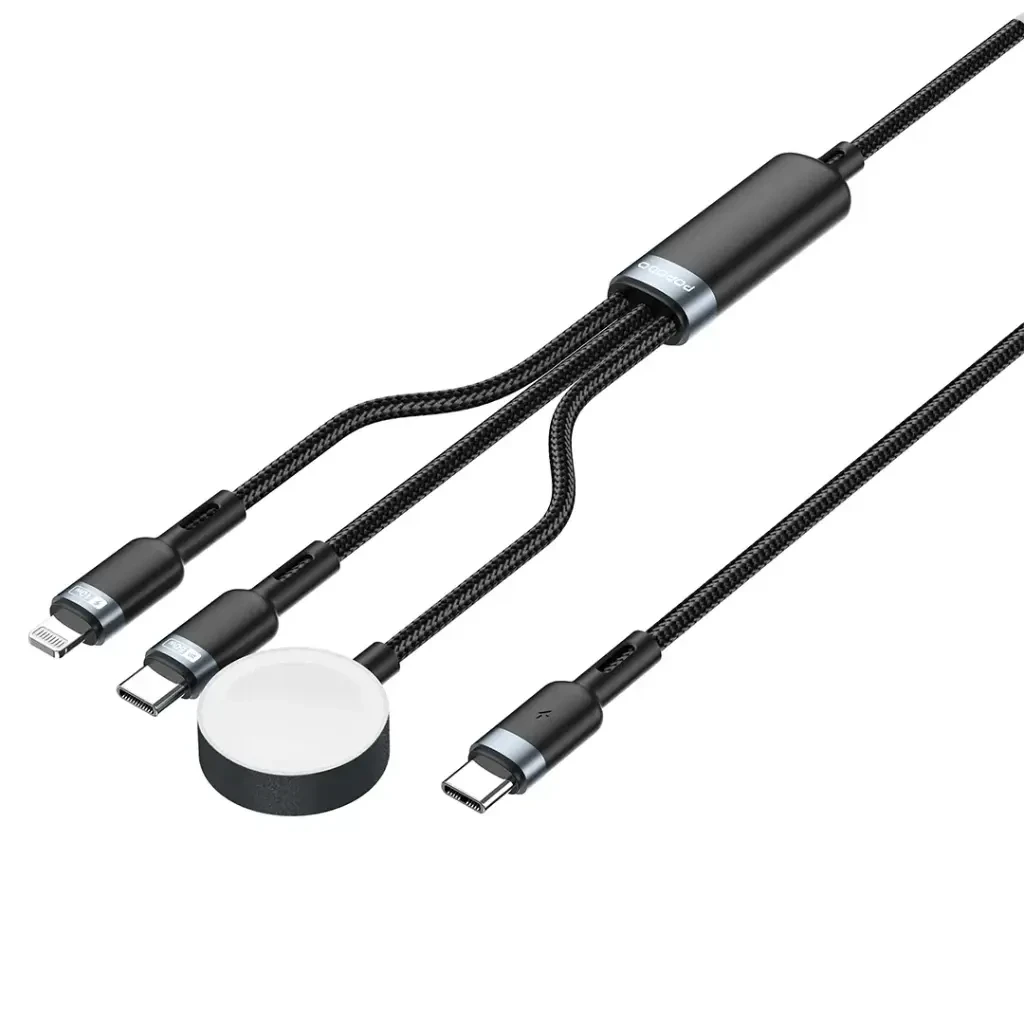 PORODO TRIOLINK 60W C TO C +L+WATCH CHARGER
