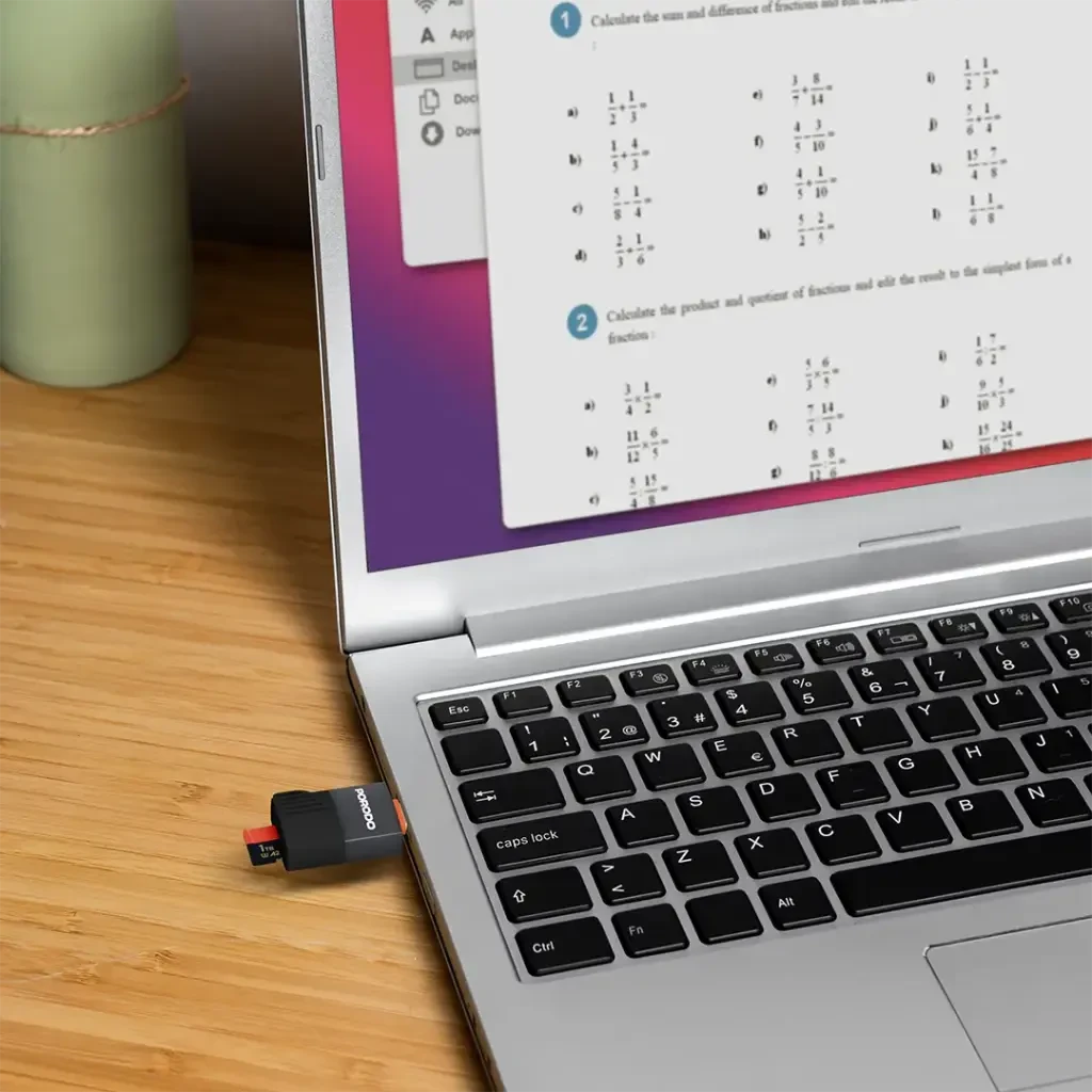 PORODO USB C OTG TF CARDREADER